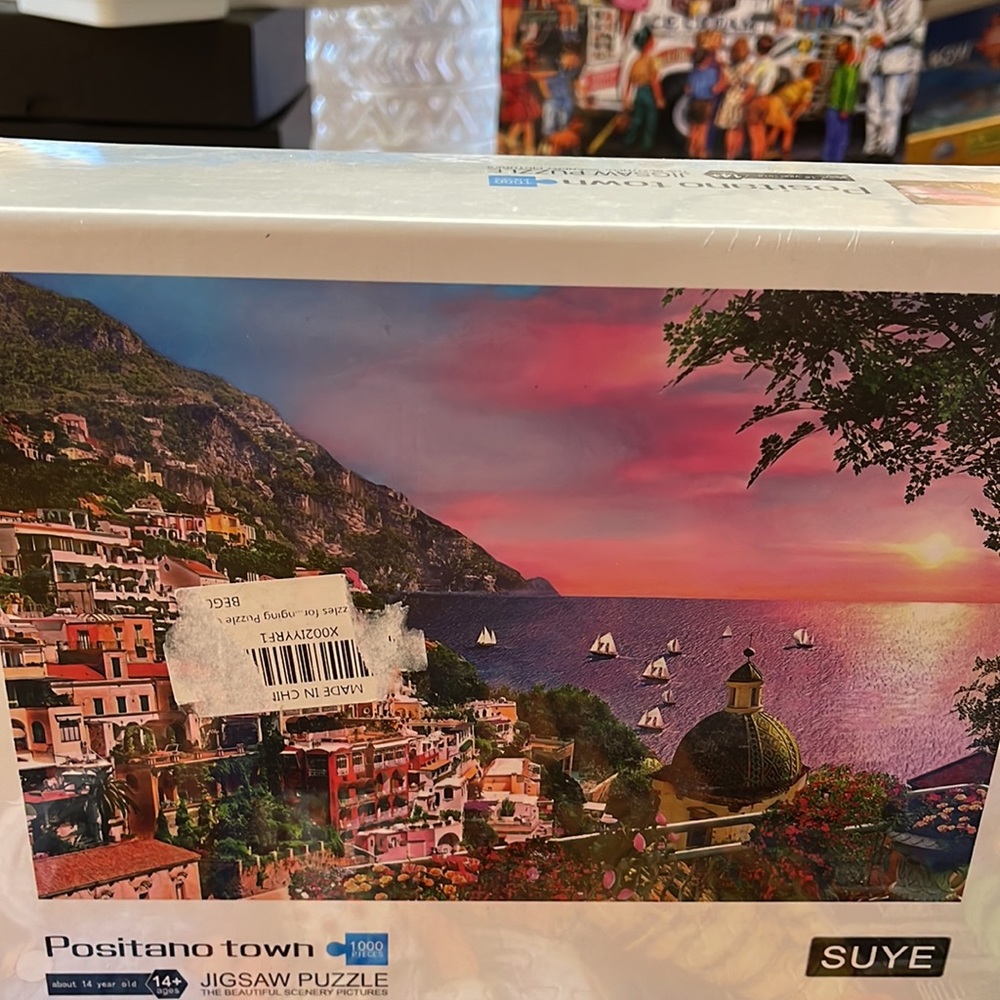 Positano town Puzzle 1000 piece NWOT